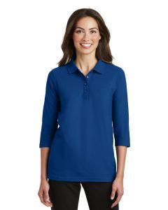 New Hire - Port Authority Ladies 3/4-Sleeve Polo - L562